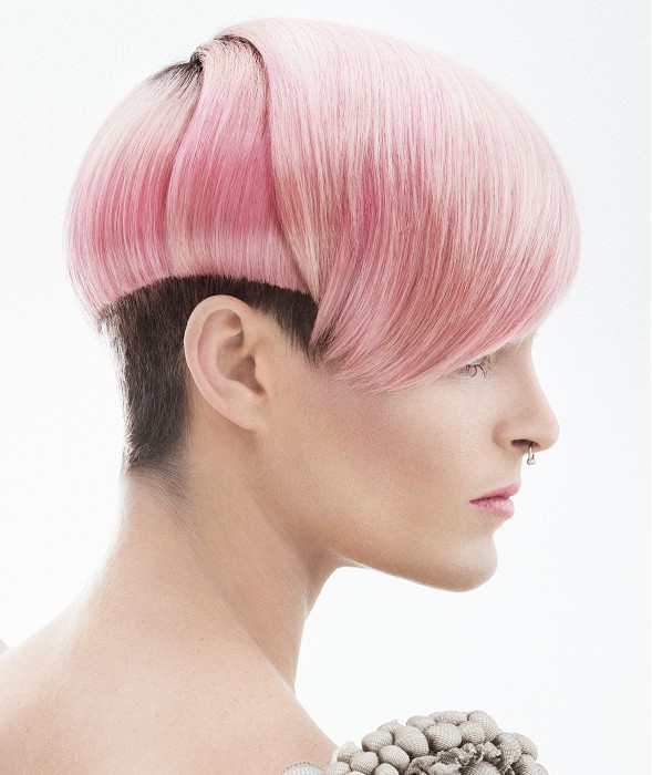 Virginia Martinez Short Pink Hairstyles